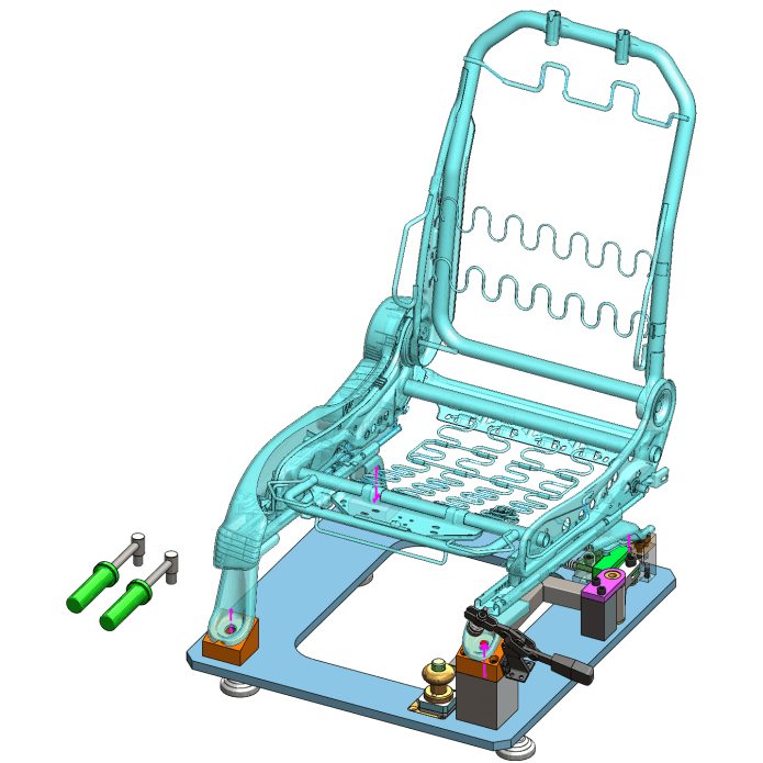 Calibre Asiento Delantero vehículo W