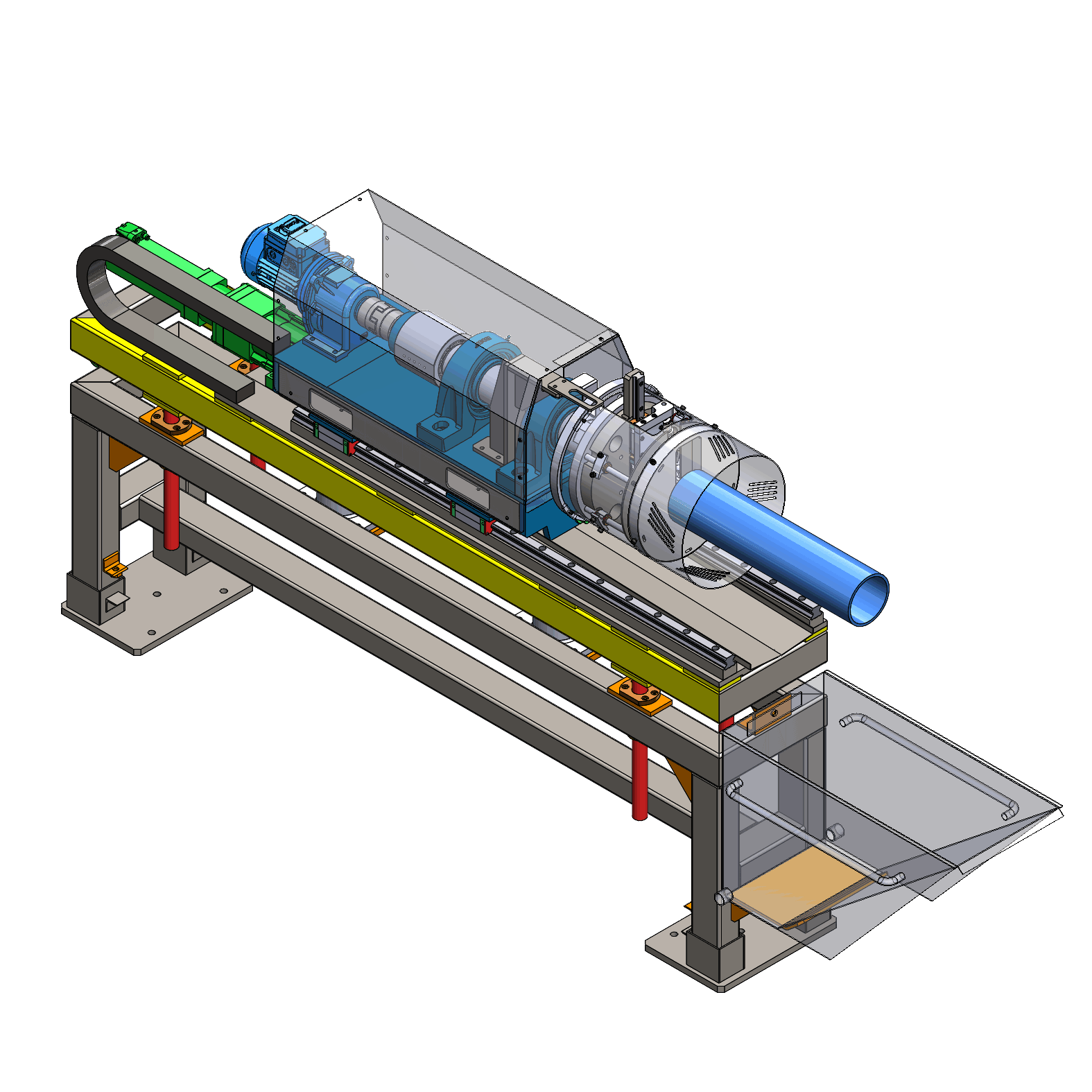 Engrasadora de tubo modulable