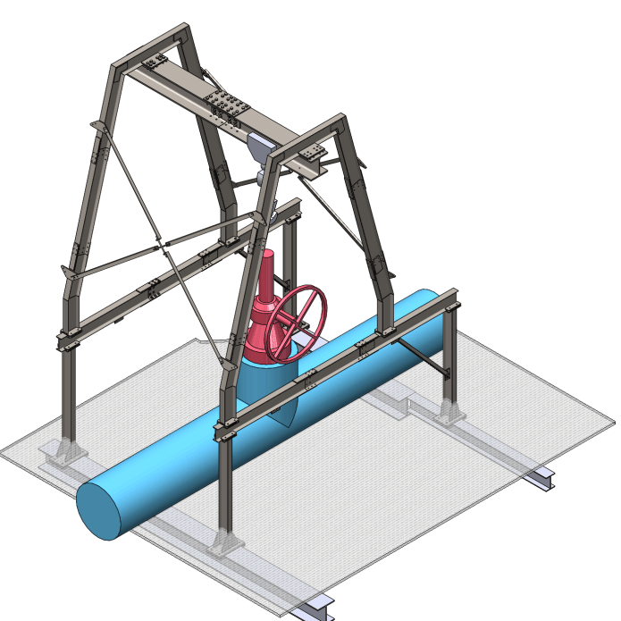 Portico desamable mantenimiento de valvular